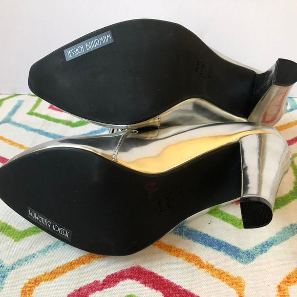 JESSICA BUURMAN Patent Leather Piump Tassel Square Toe - Picture 7 of 11